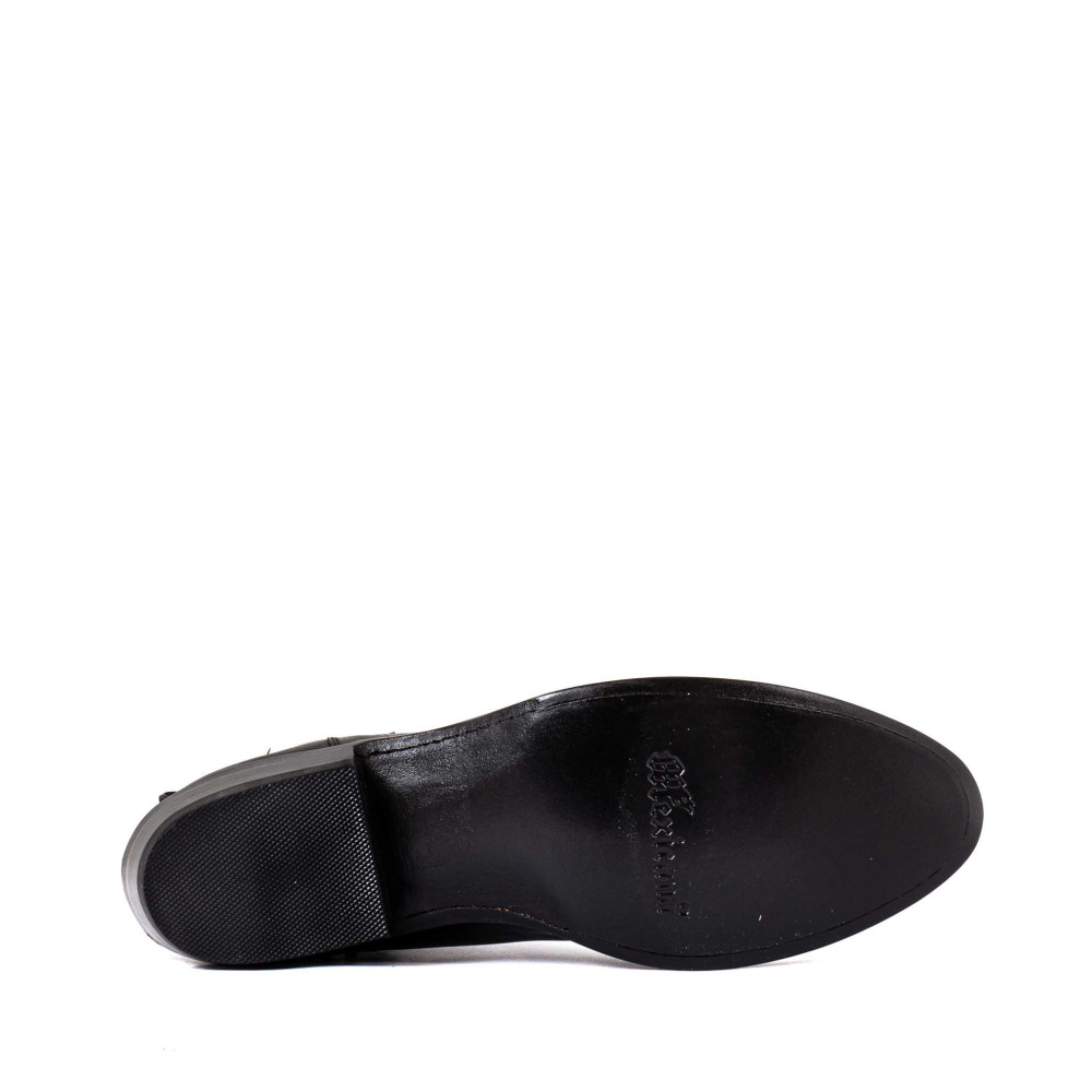 Bottines santiags noires en cuir verni - Estudio bis black - Santiags homme