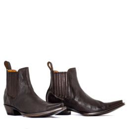 Santiags Homme Estudio Chocolat Ranchero | Mexicana