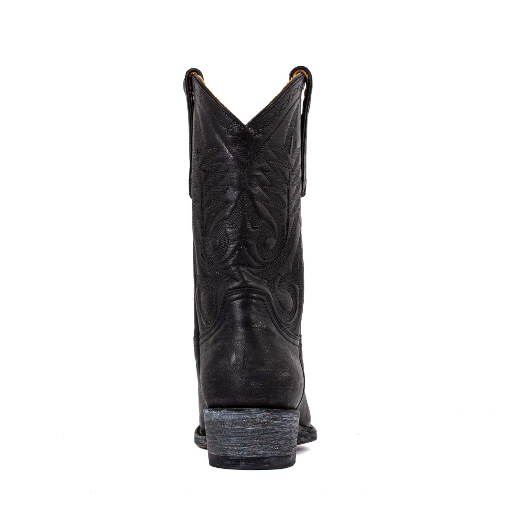 Bottes santiags en cuir noir  - Nevada black - Santiags homme