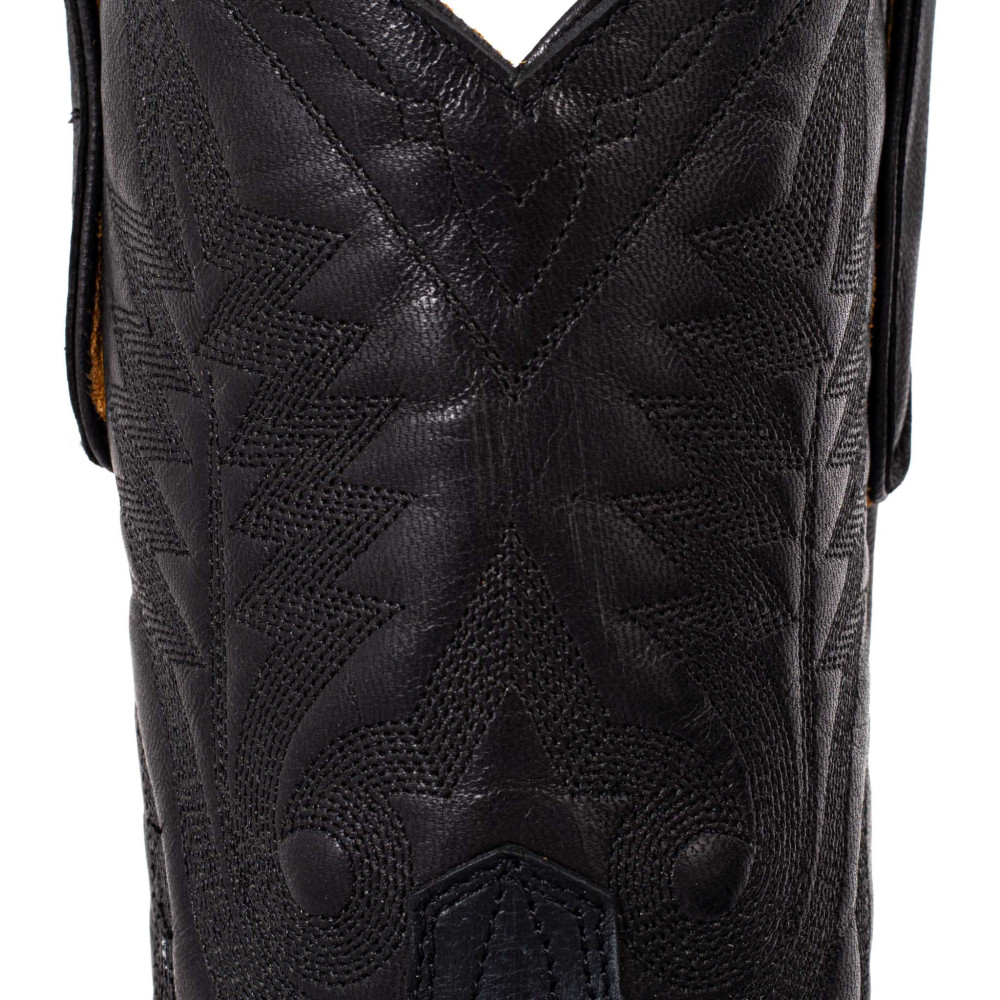 Bottes santiags en cuir noir  - Nevada black - Santiags homme