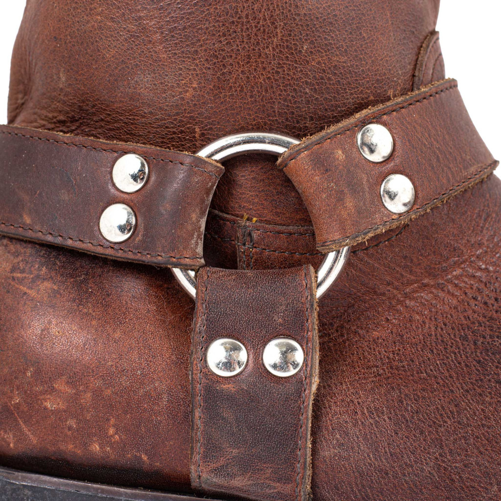 Bottes de moto avec boucles - Santana 6 saddle cognac - Santigs homme
