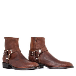 Bottes de moto avec boucles - Santana 6 saddle cognac - Santigs homme
