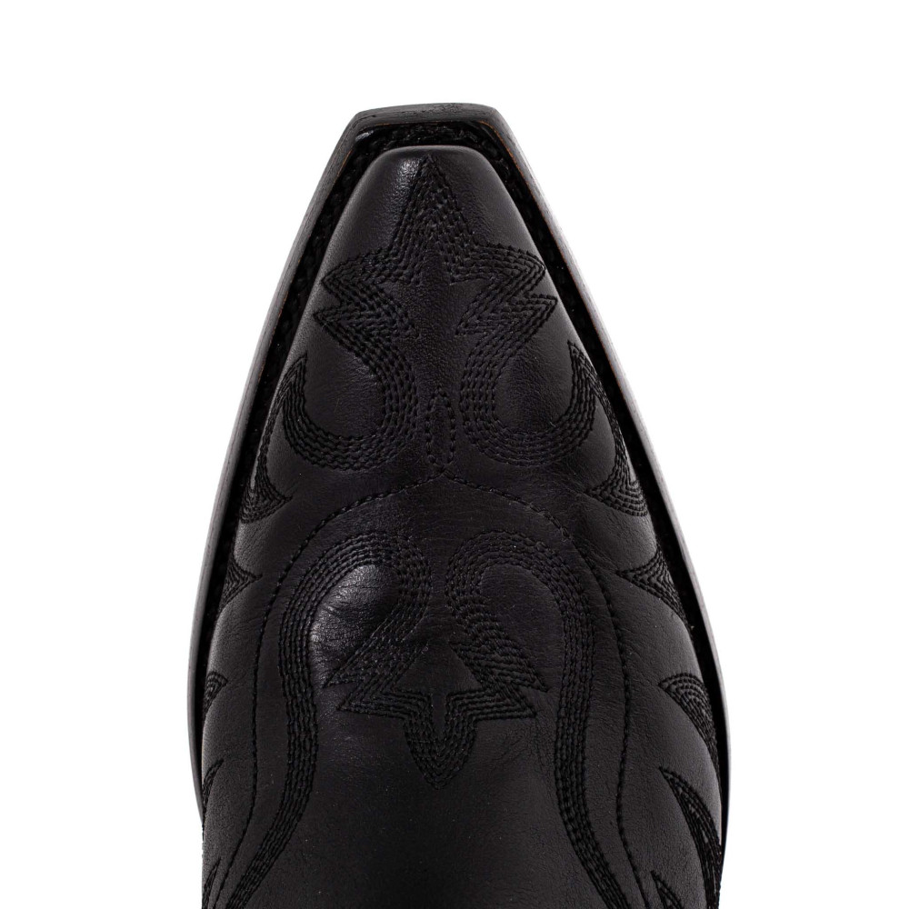 Bottes santiags noires avec motif aigle - Aguila london black - Santiags femme