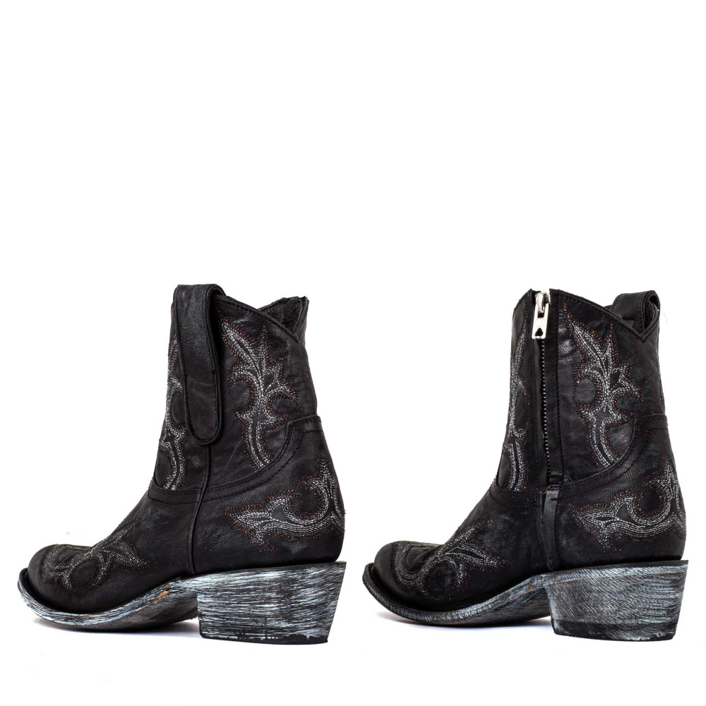 Santiags Agave Black | Style noir intemporel | Mexicana