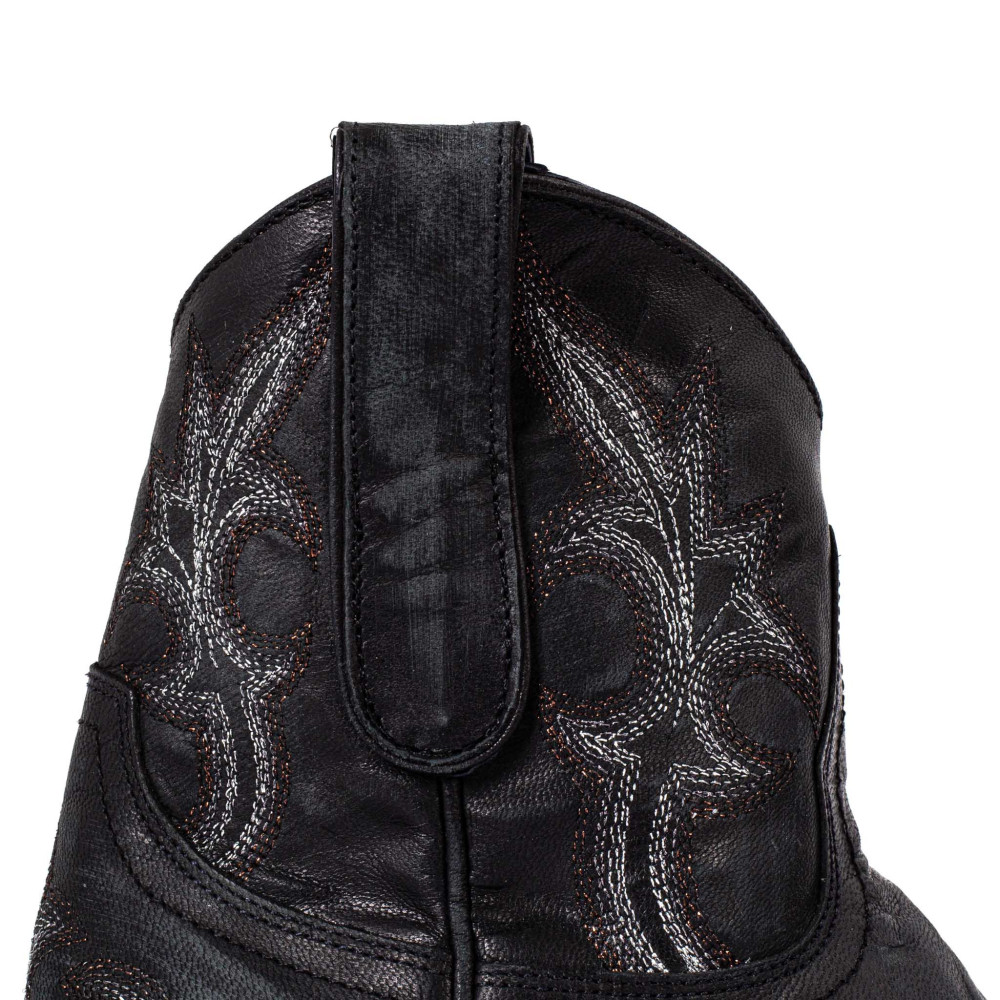 Santiags Agave Black | Style noir intemporel | Mexicana