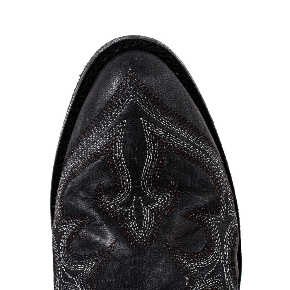 Santiags Agave Black | Style noir intemporel | Mexicana