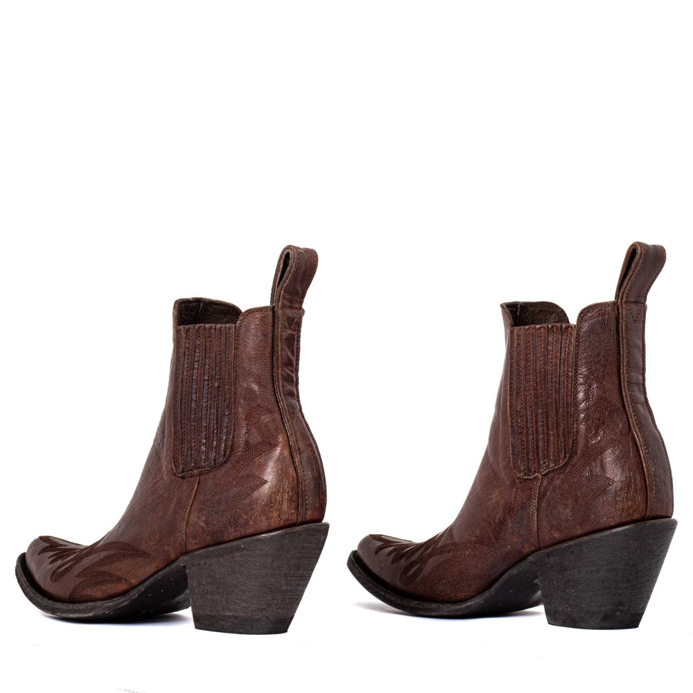 Bottes Gaucho Long Stitch 6" Brass - MEXICANA Officiel