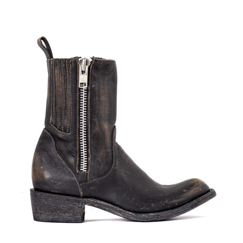 Santiags Demonia Beige Rustik | Style rustique et audacieux | Mexicana