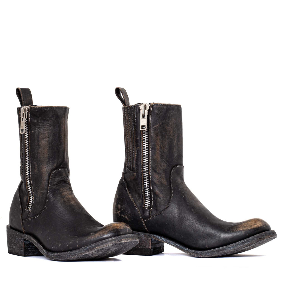 Demonia Beige Rustik Cowboy Boots | Rustic and Bold Style | Mexicana