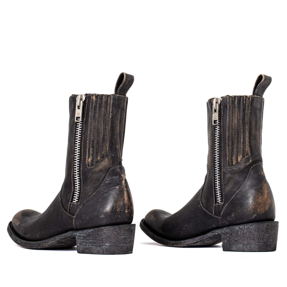 Demonia Beige Rustik Cowboy Boots | Rustic and Bold Style | Mexicana