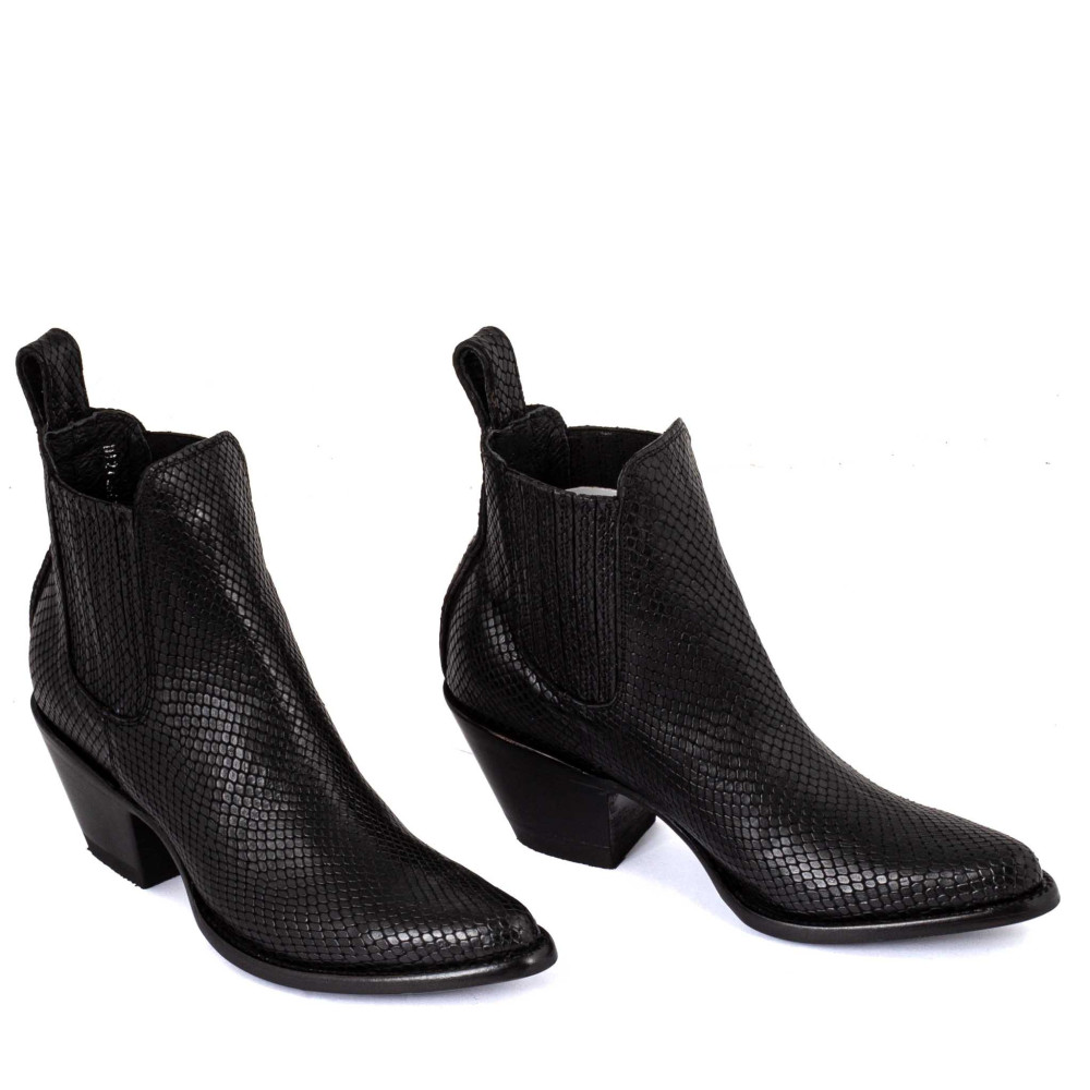 ESTUDIO 5'' Black Snake-Embossed - MEXICANA Official