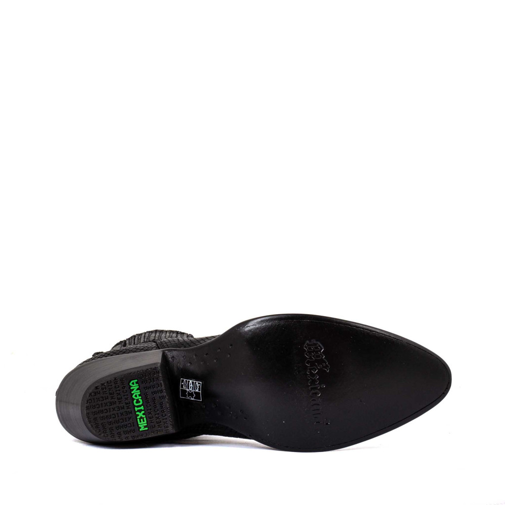 ESTUDIO 5'' Black Snake-Embossed - MEXICANA Official
