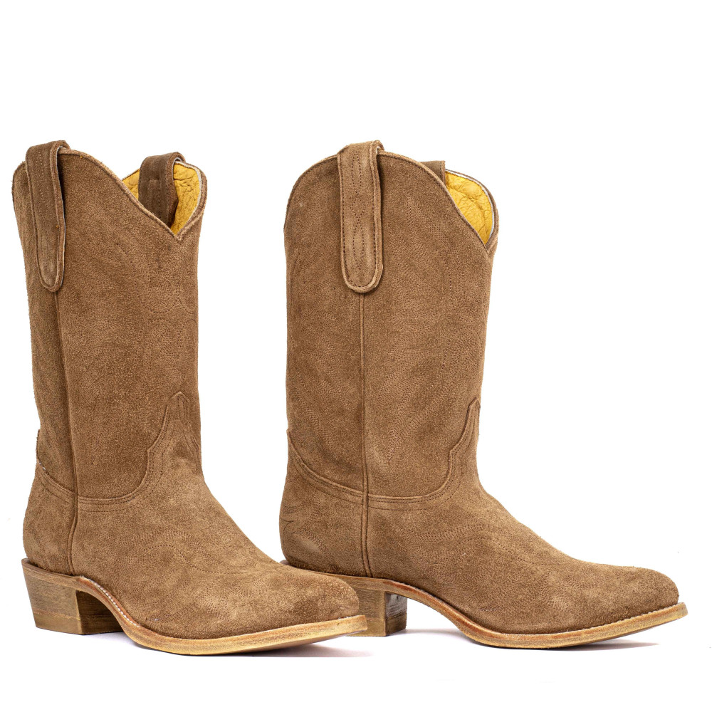 Santiag Femme "AGUILA MEX 11 TAN SUEDE" | MEXICANA Officiel