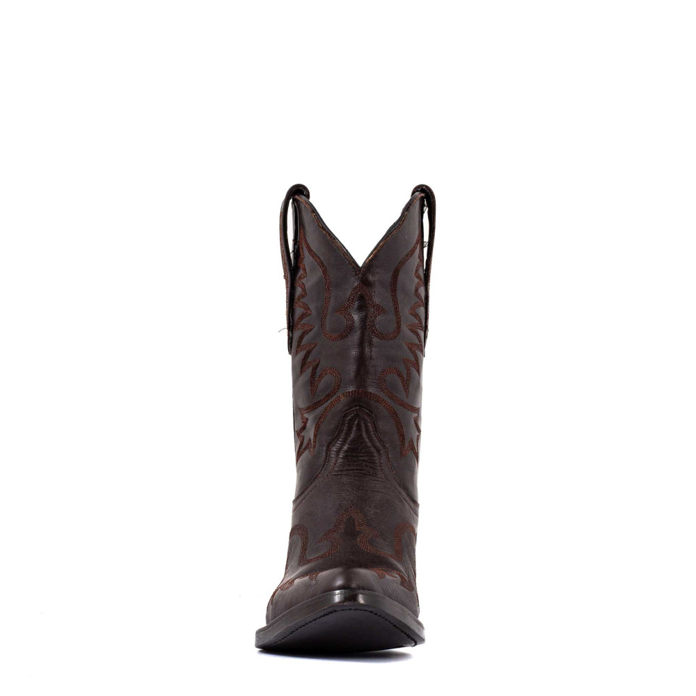 Bottes santiags en cuir de veau - Chiquita becerro cafe - Santiags femmes