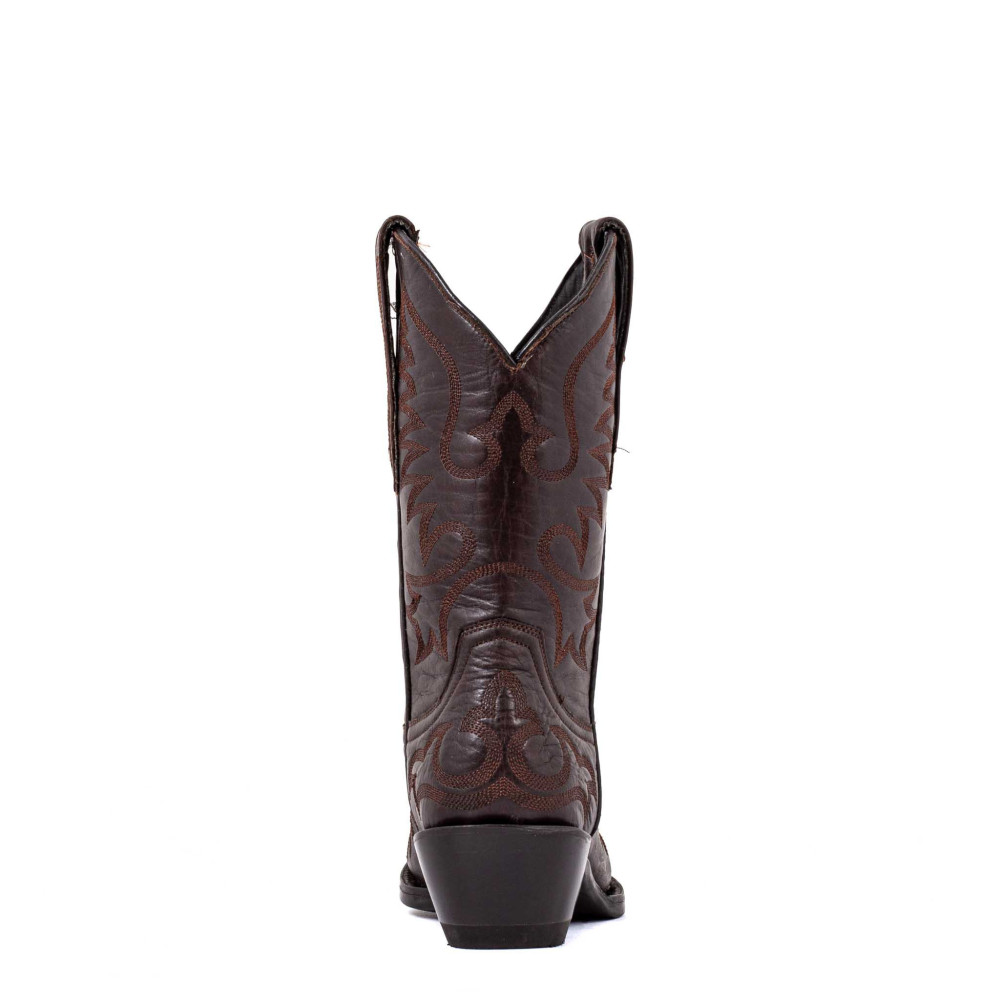 Bottes santiags en cuir de veau - Chiquita becerro cafe - Santiags femmes