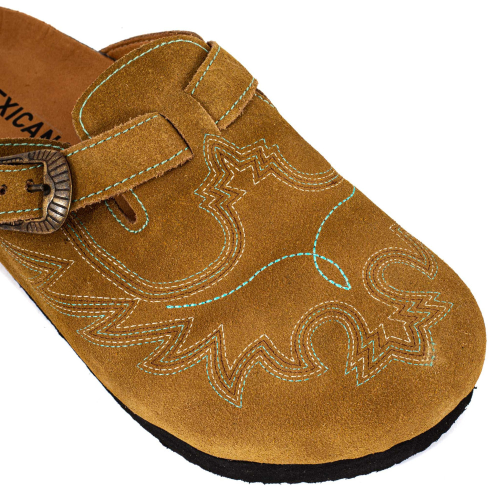 Sabots western - Bahia suede camel - Sabots homme