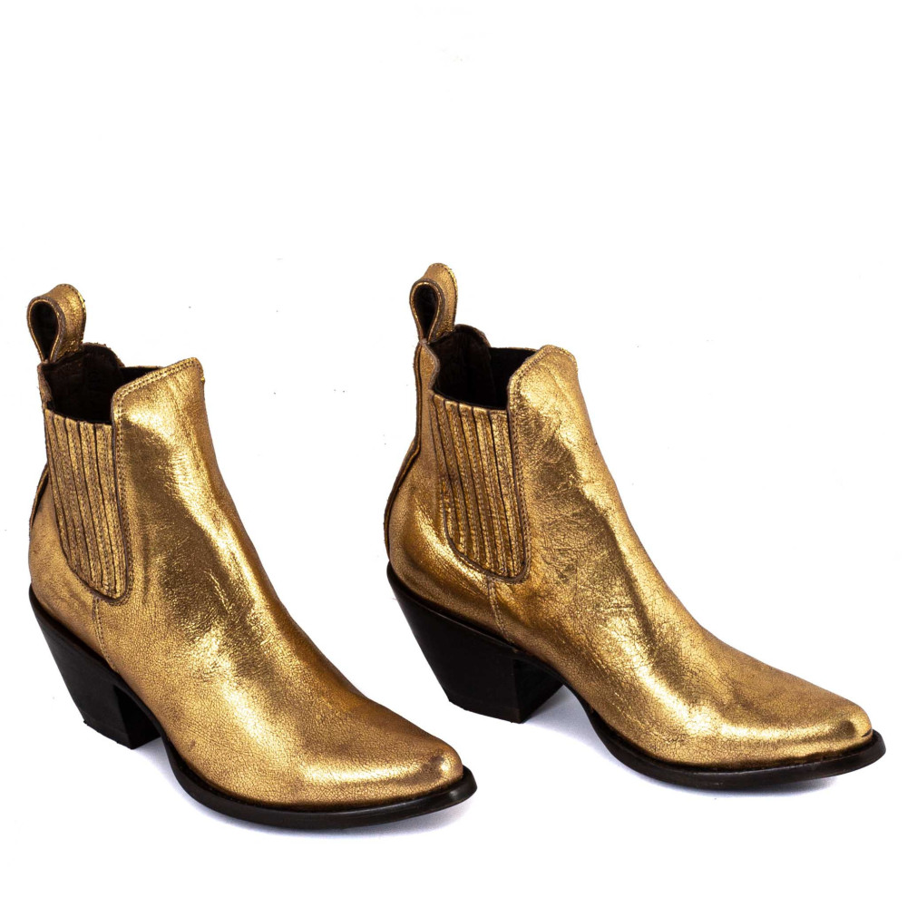 Bottines Femme à Talon "ESTUDIO GOLD LUXOR" | MEXICANA Officiel