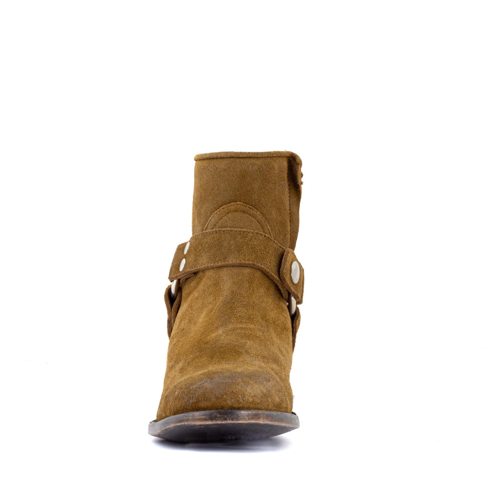Bottines de moto avec boucles - Santana Bentley - Santiags femme