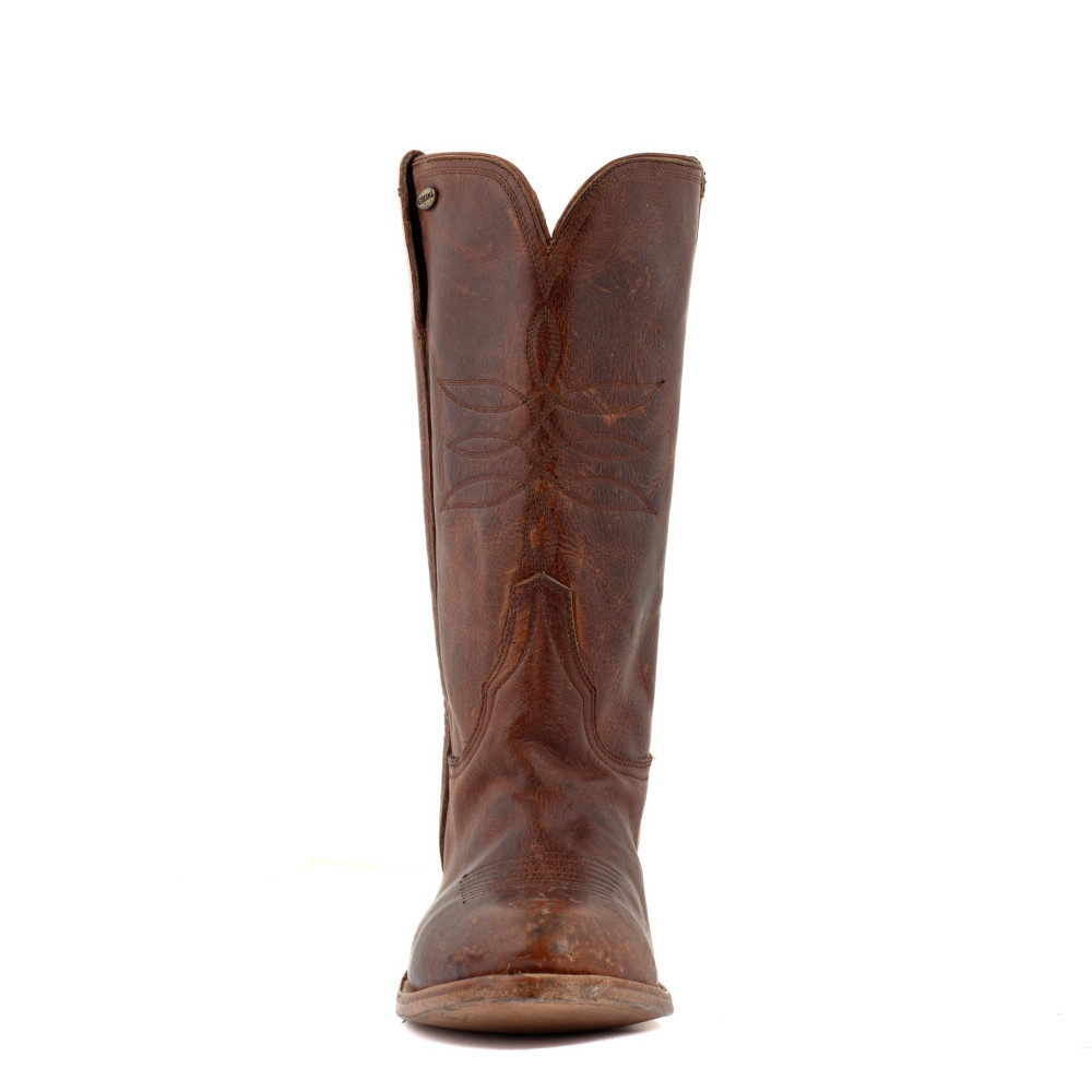 Bottes camarguaise en cuir lisse - Yopal saddle torino - Santiags femme