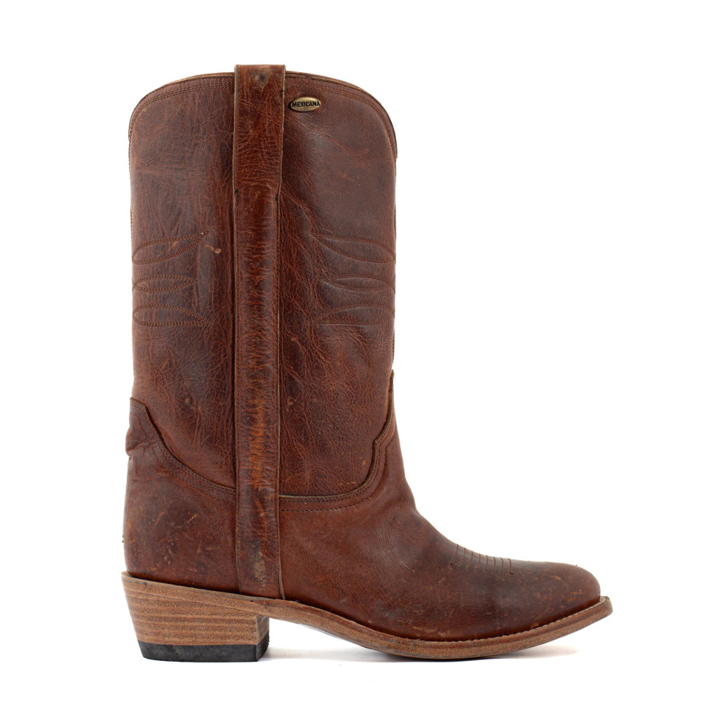 Bottes camarguaise en cuir lisse - Yopal saddle torino - Santiags femme