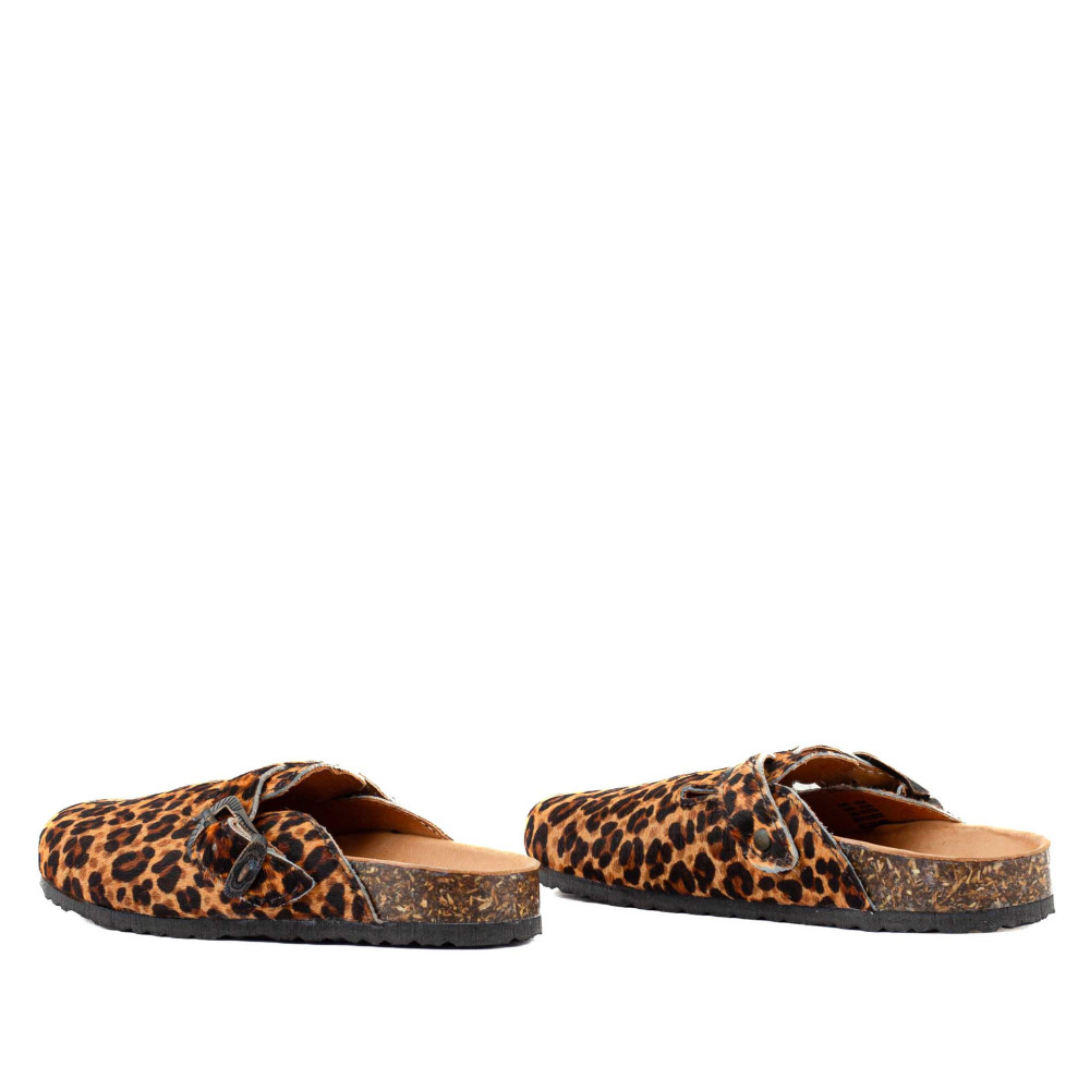 Sabots western - Coral léopardito - sabots femme