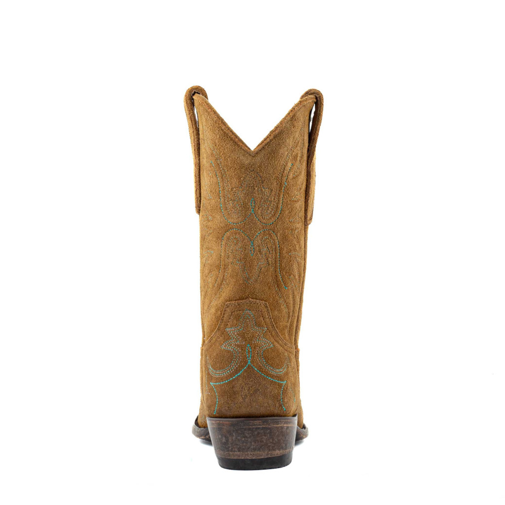 Bottes santiags en cuir, motif aigle - Aguila mex 10 golden brown - Santiags femme