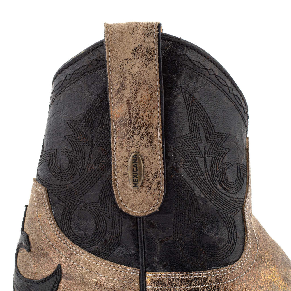 STITCHED 7 BLACK CRACK SABLE