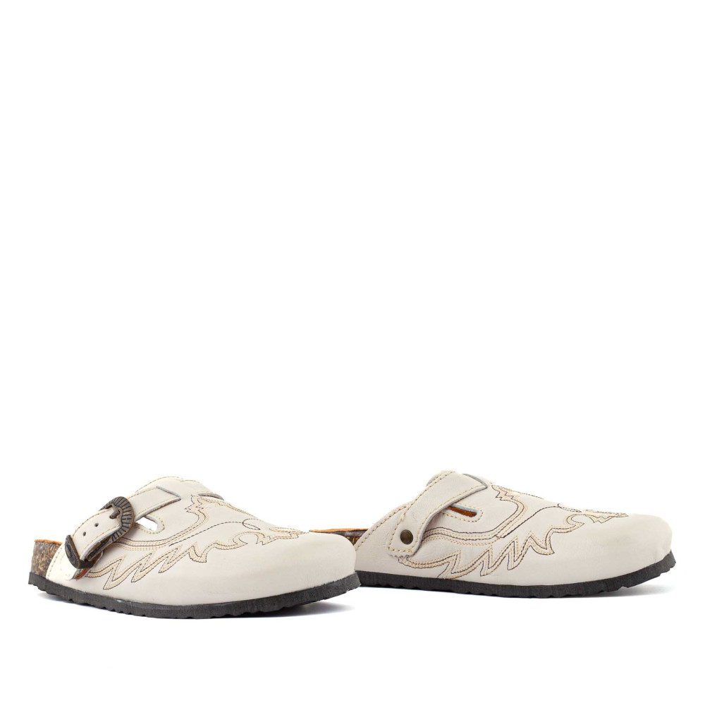 Sabots western - Bahia white trigger - sabots femme