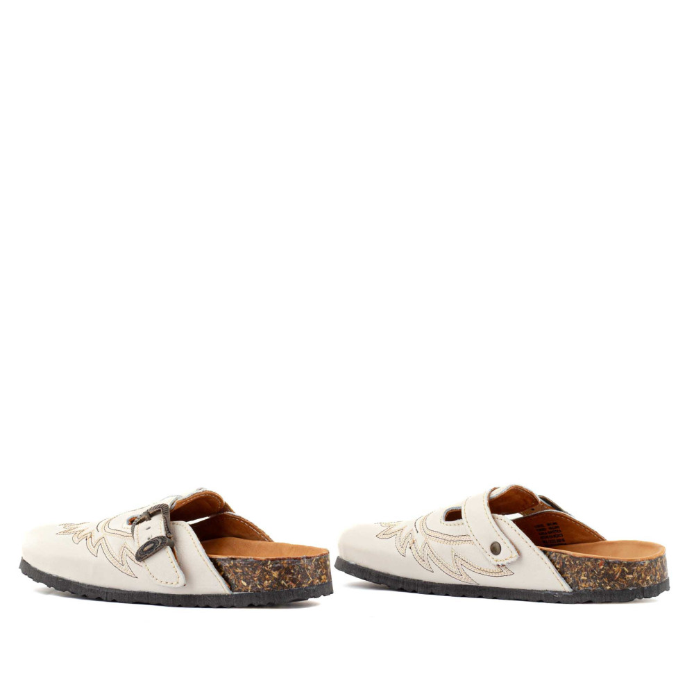 Sabots western - Bahia white trigger - sabots femme