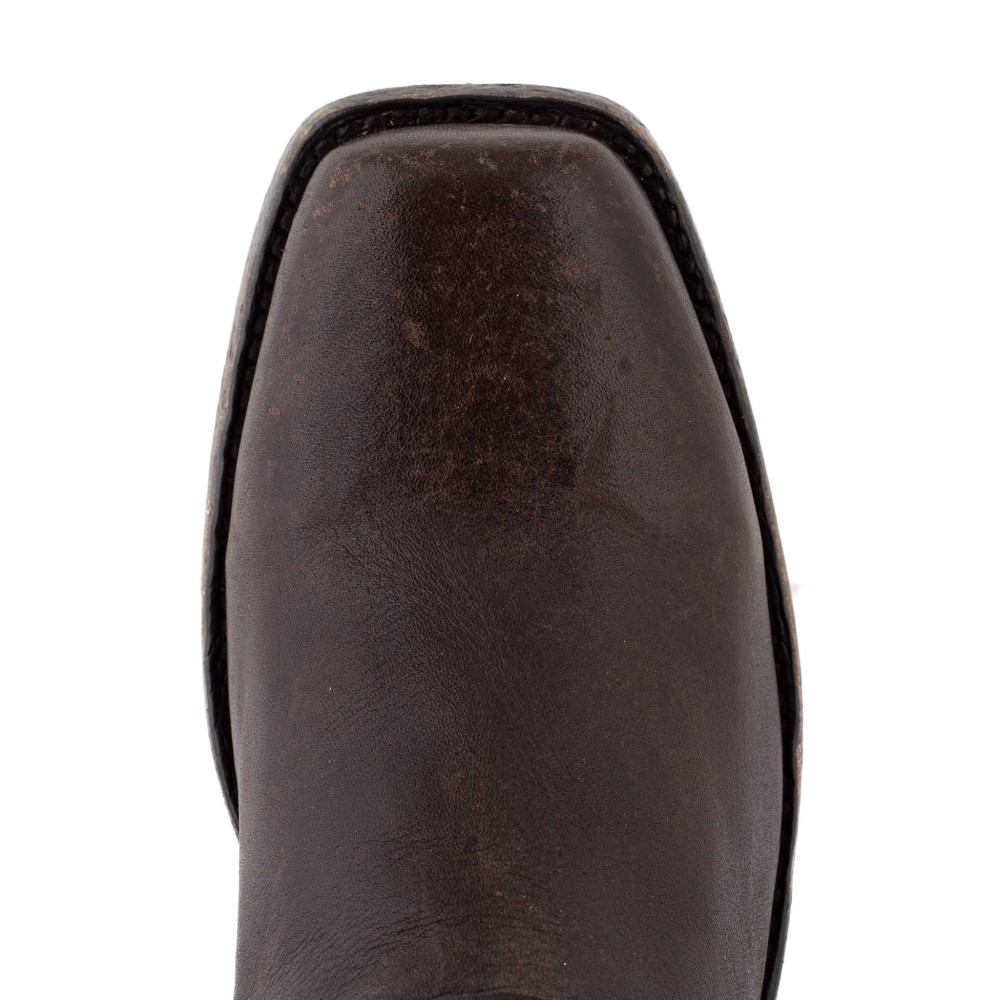 Bottes de moto a bout carré  - Candela 16 chocolate - Santiags femme