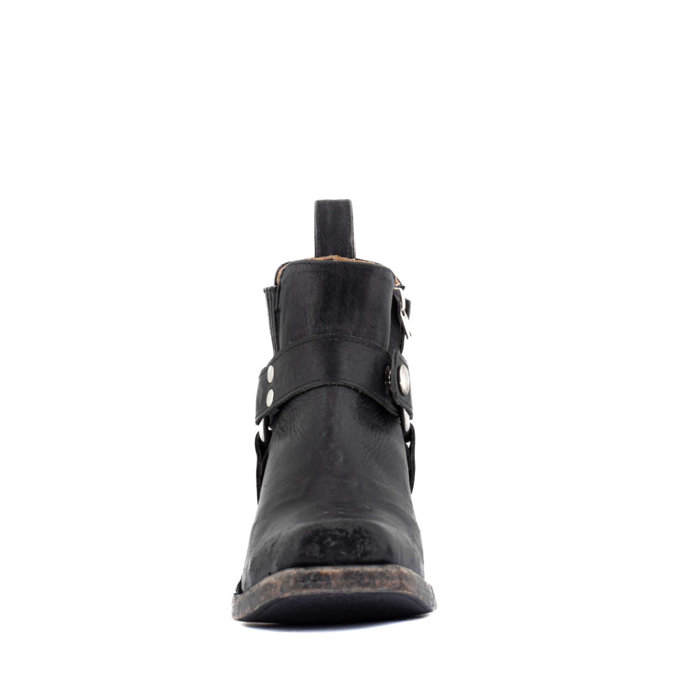 Bottines de moto avec boucles - Austin 5.5 Black - Santiags femme