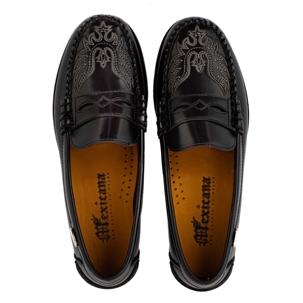 Mocassins western - Joconde Black - Mocassins femme