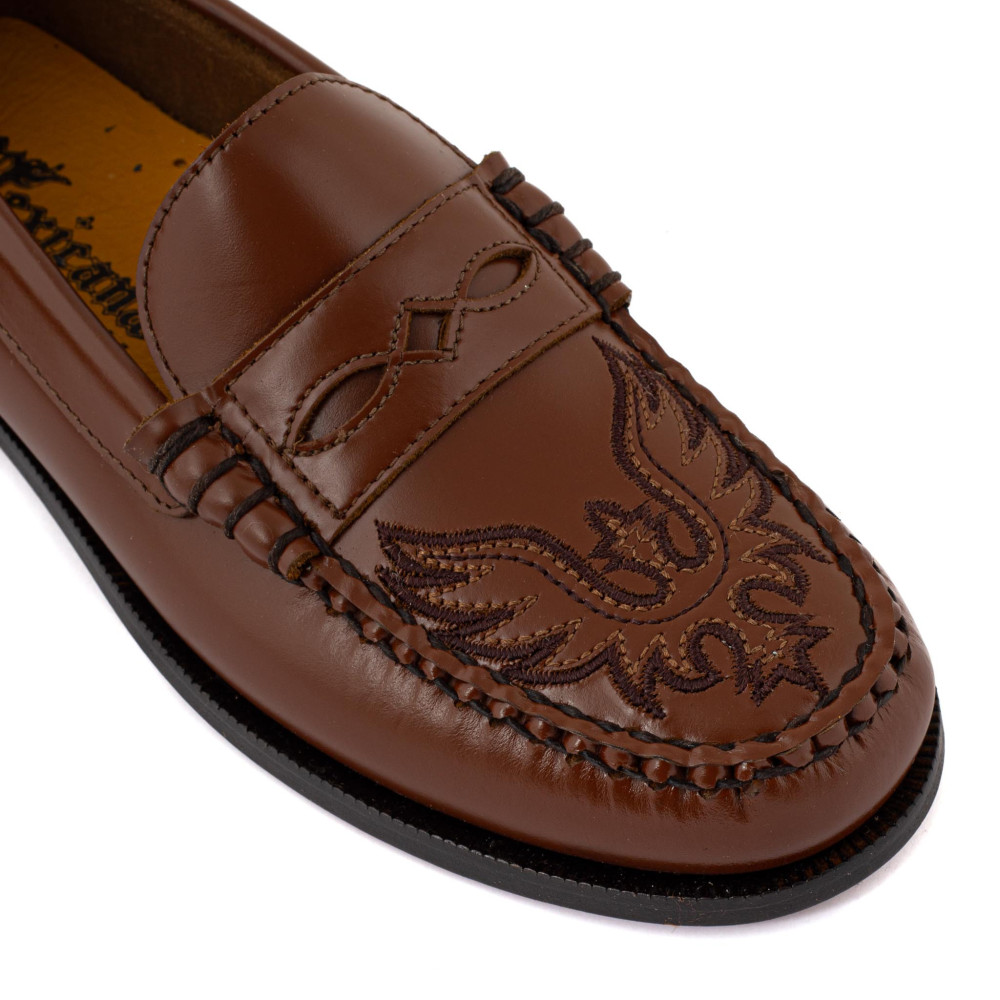 Mocassins western - Joconde Brown - Mocassins femme