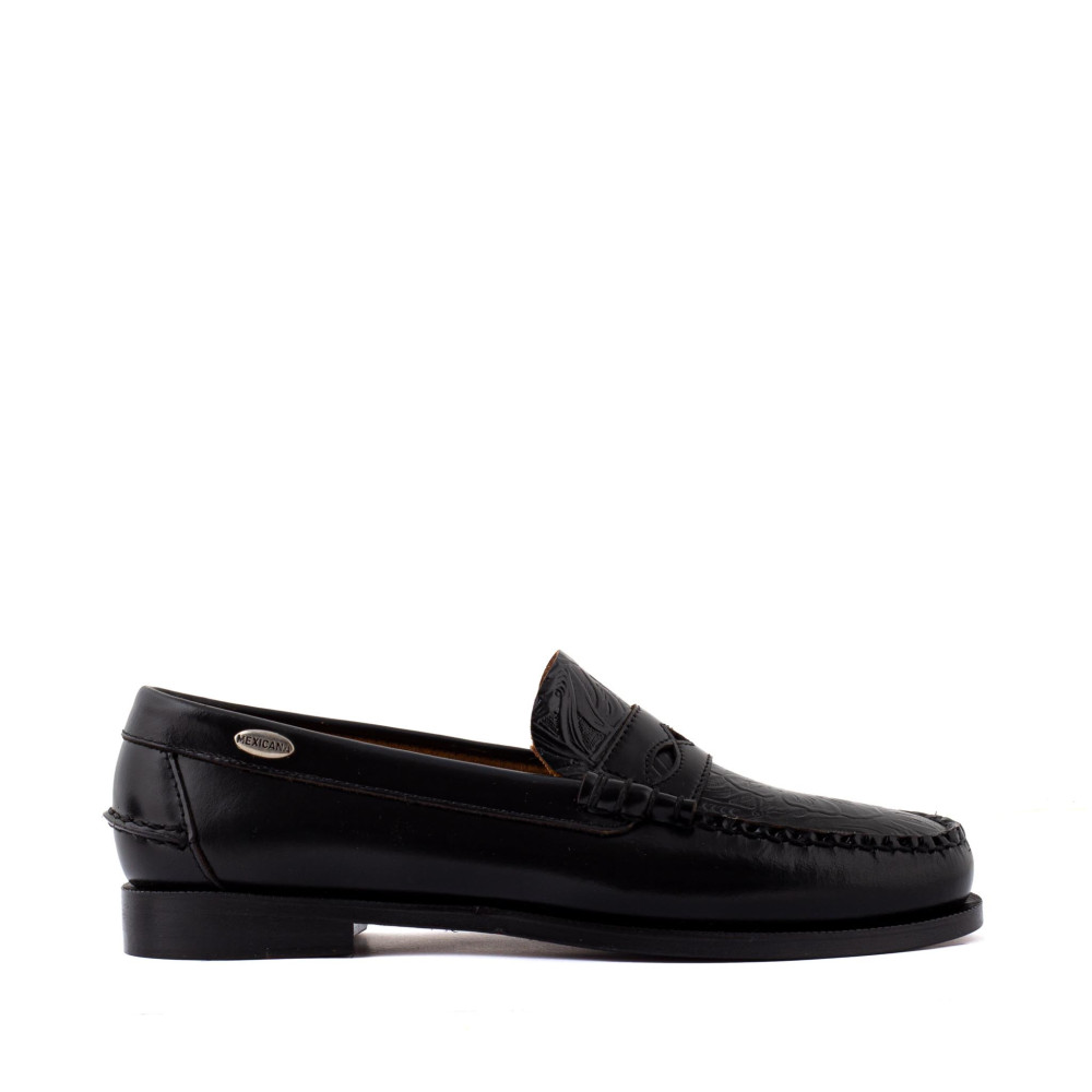 Mocassins western - Cincelado Black - Mocassins femme