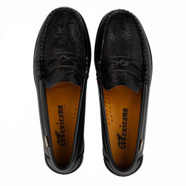 Mocassins western - Cincelado Black - Mocassins femme