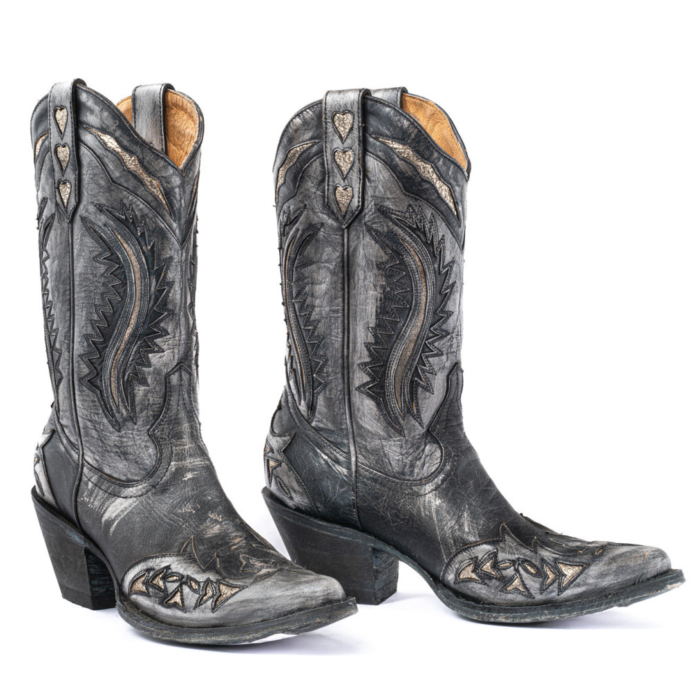 Dragon Love Cowboy Boots | Bold and Captivating Black Style | Mexicana