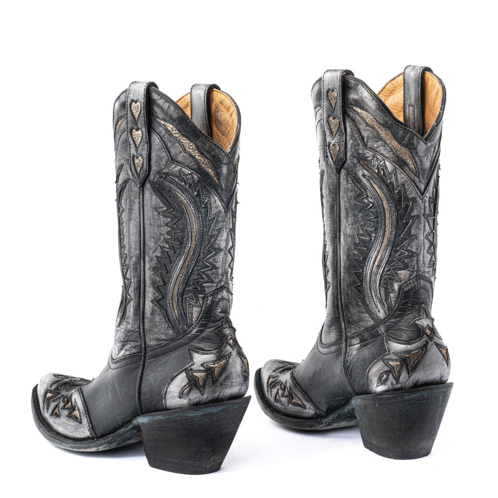 Dragon Love Cowboy Boots | Bold and Captivating Black Style | Mexicana