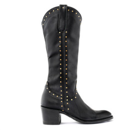 Mariachi Black Cowboy Boots | Bold Black Style | Mexicana