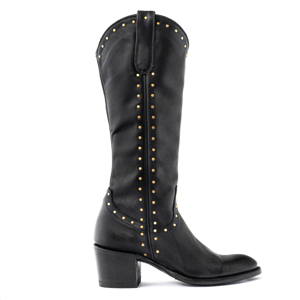 Santiags Mariachi Black | Un style noir audacieux | Mexicana