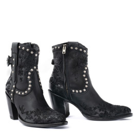 Santiags Ultime Black | Un style intemporel en noir | Mexicana