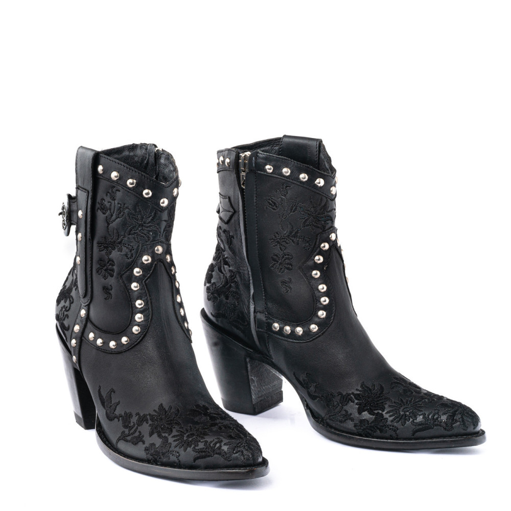 Santiags Ultime Black | Un style intemporel en noir | Mexicana
