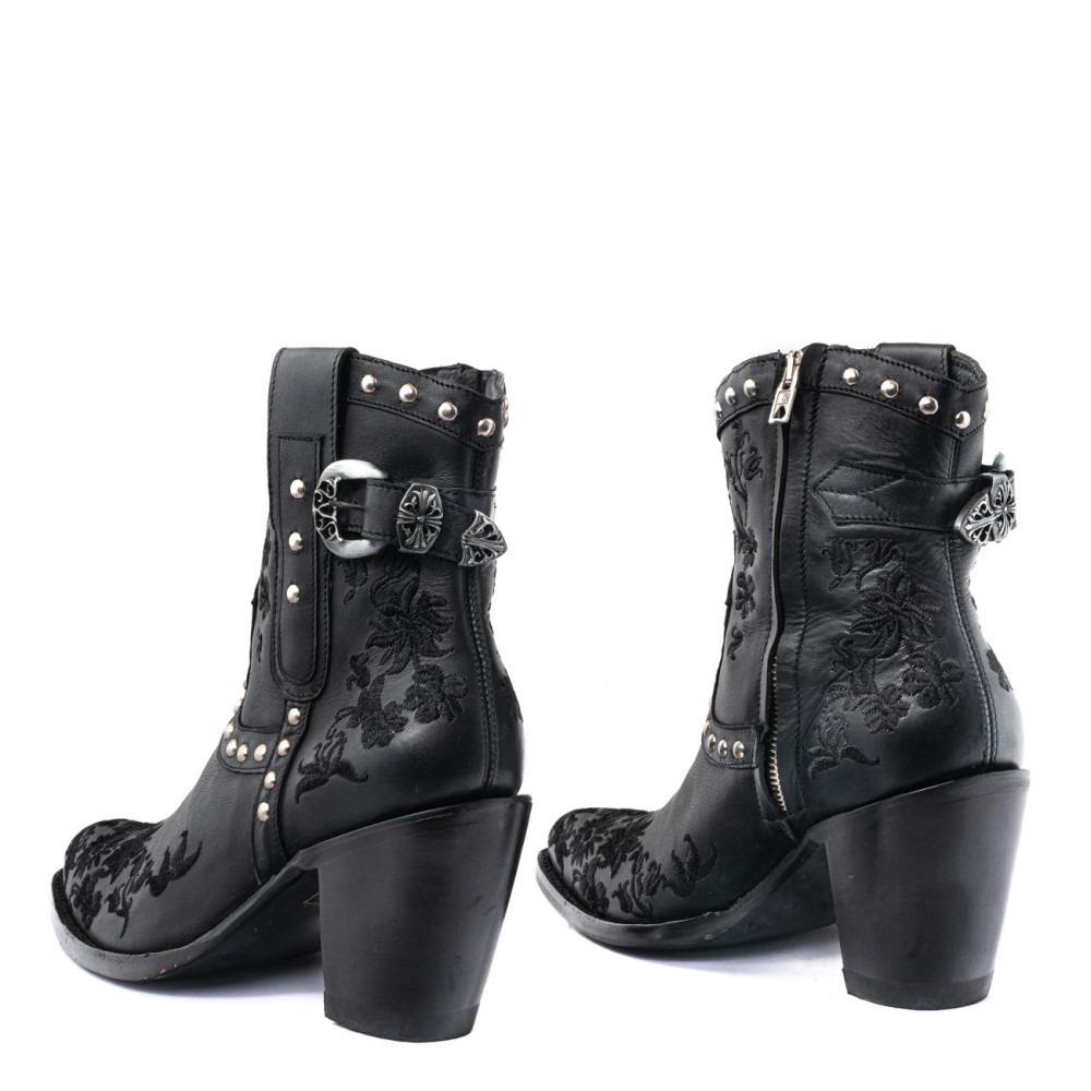 Santiags Ultime Black | Un style intemporel en noir | Mexicana