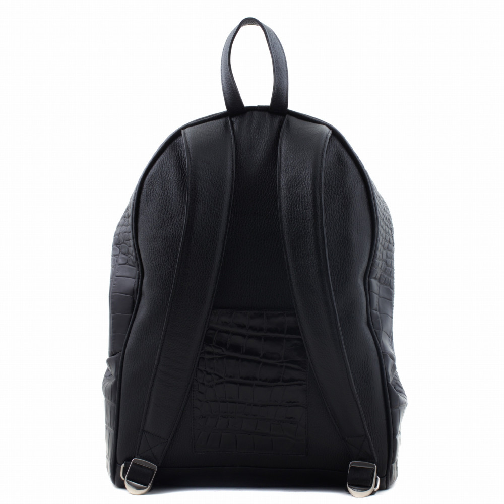 SAC À DOS CUIR EMBOSSÉ
