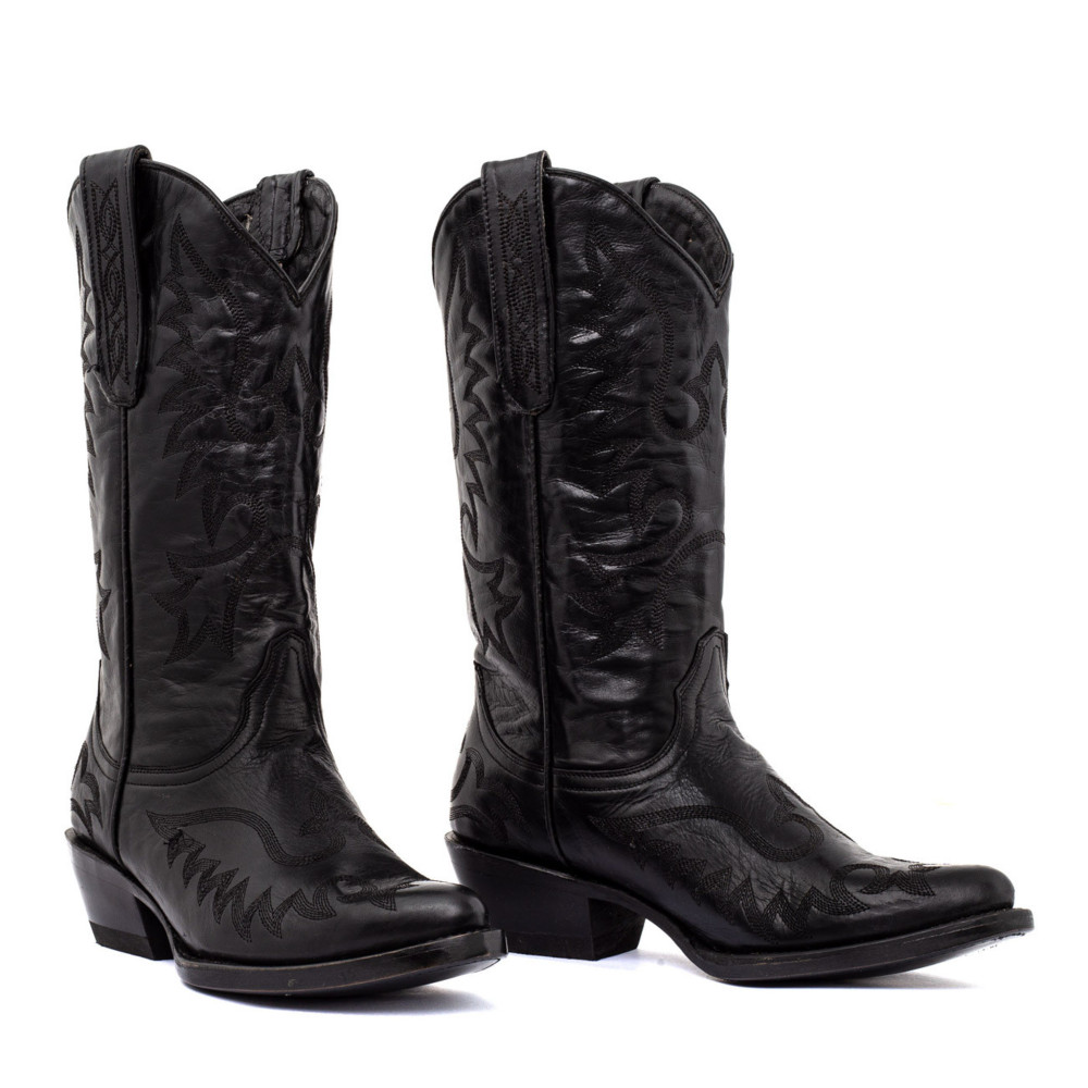 Bottes santiags en cuir de veau - Chiquita becerro - Santiags femmes