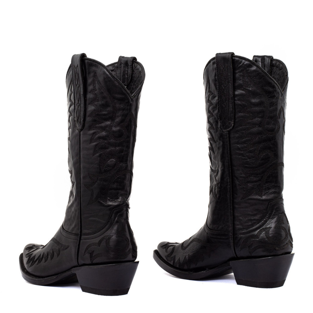 Bottes santiags en cuir de veau - Chiquita becerro - Santiags femmes