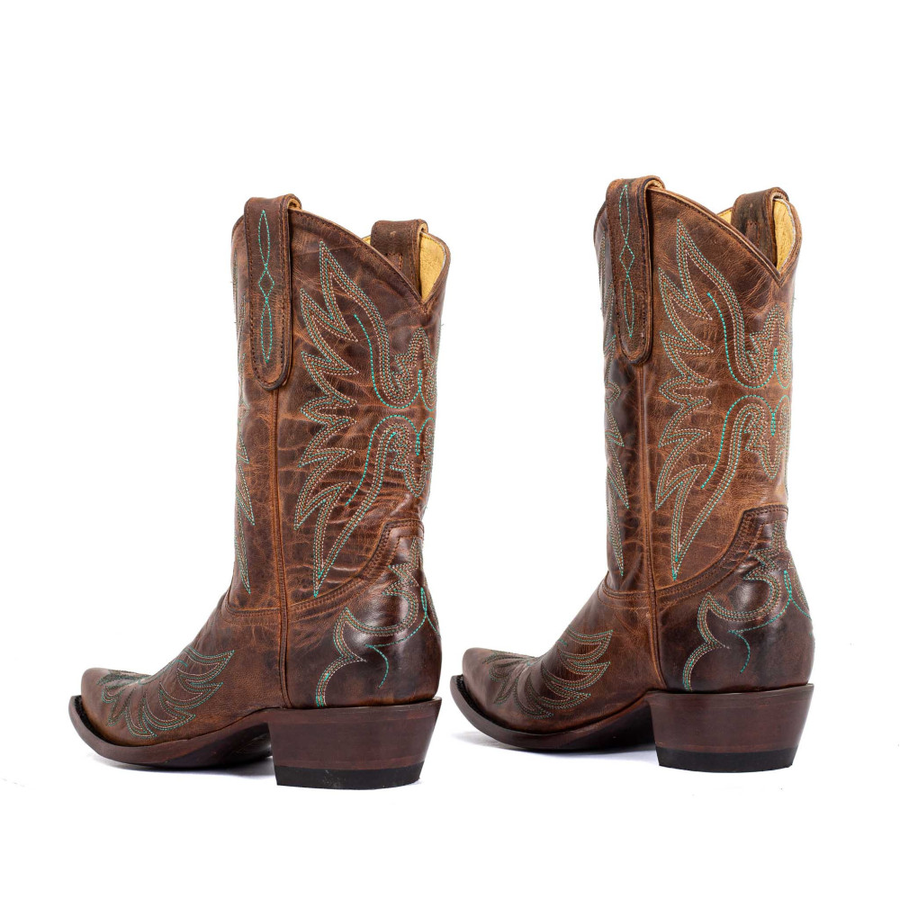 Santiags femme Mexicana - Santiags mexicaines avec bout pointu et broderies originale