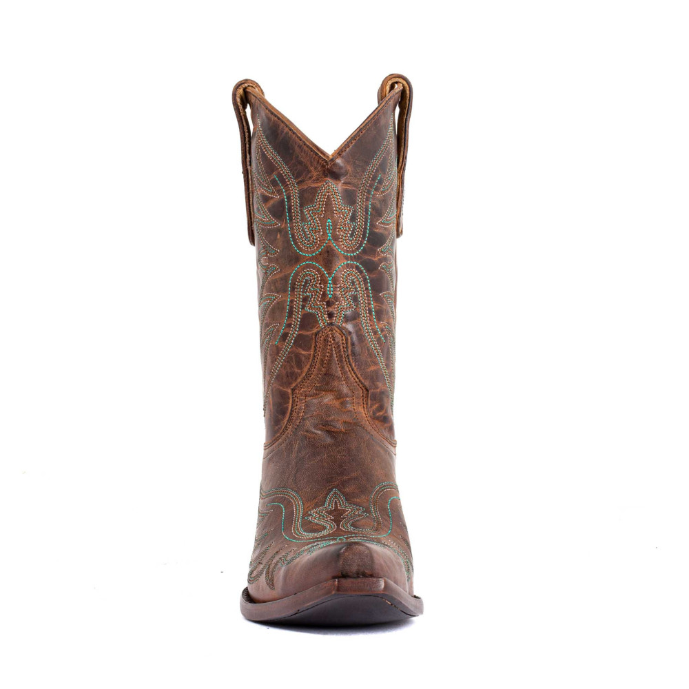 Santiags femme Mexicana - Santiags mexicaines avec bout pointu et broderies originale