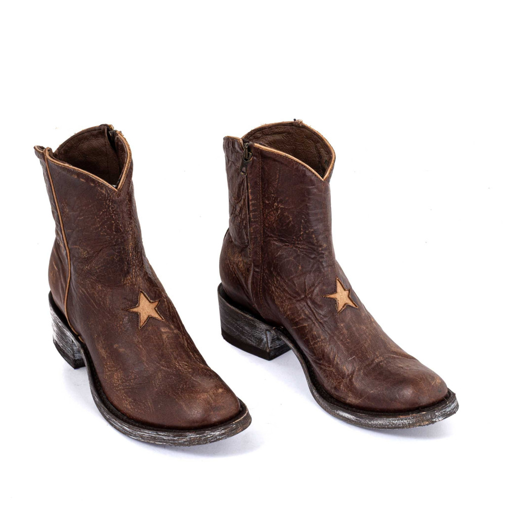 Bottines Femme à Talon "STAR BRASS BONE" | MEXICANA Officiel