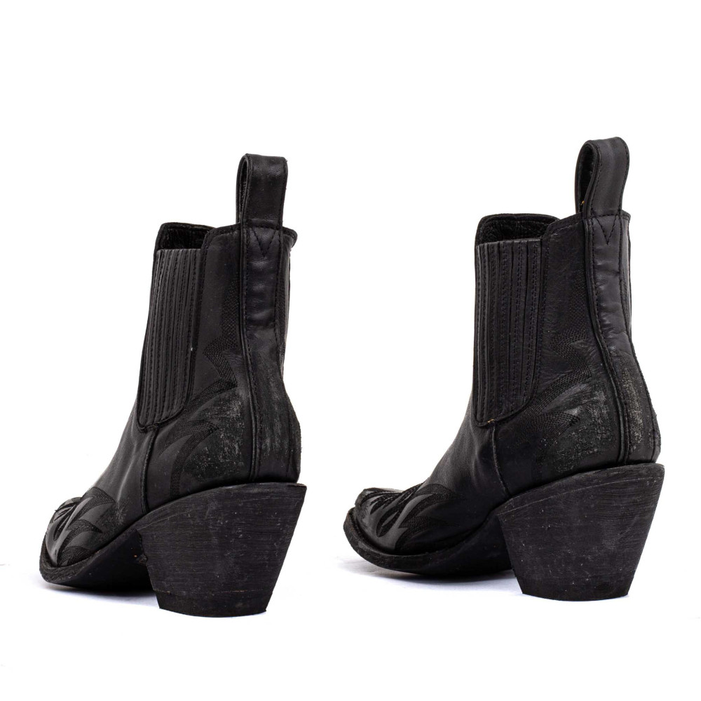 Gaucho long Stitch 6'' Black - MEXICANA Official