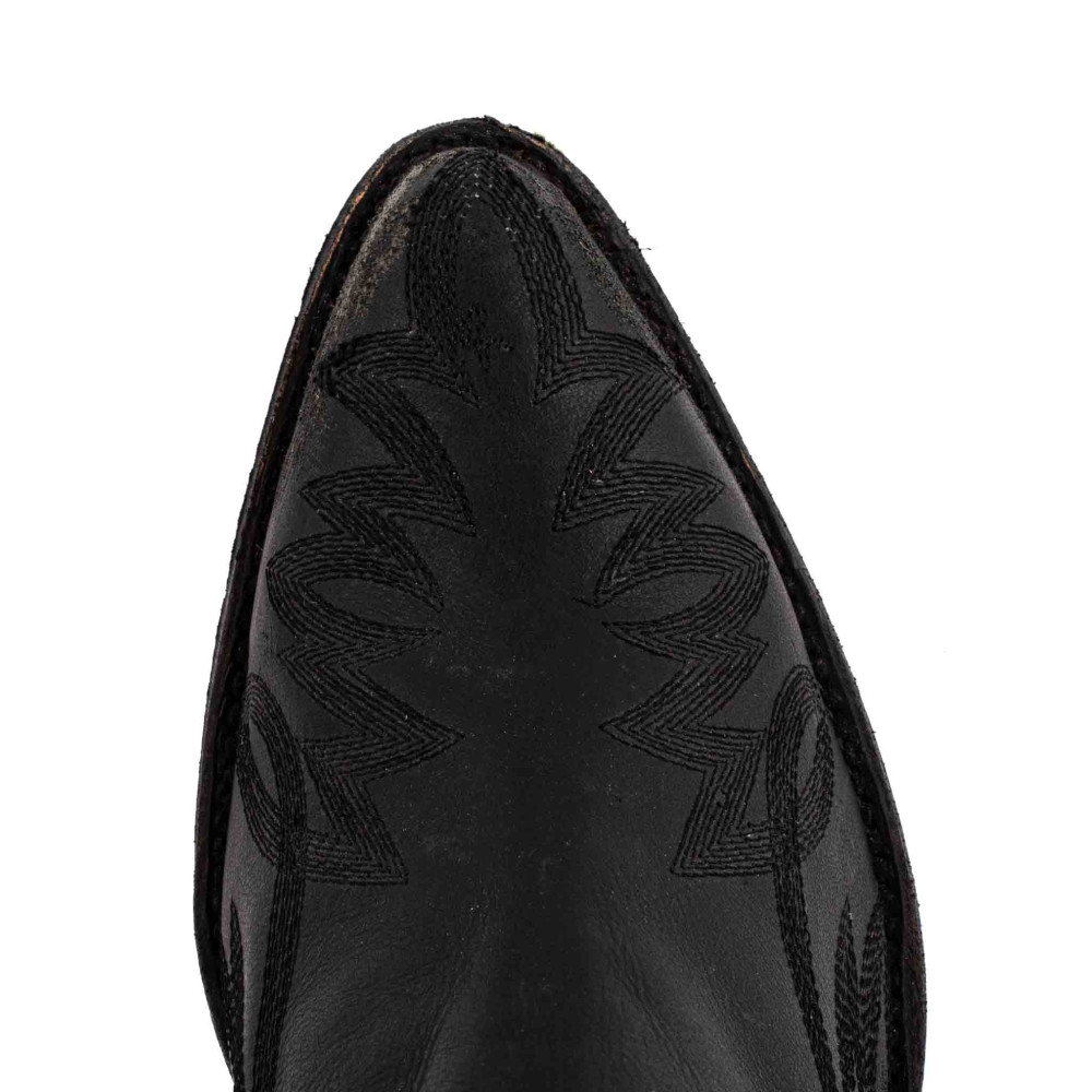 Gaucho long Stitch 6'' Black - MEXICANA Official